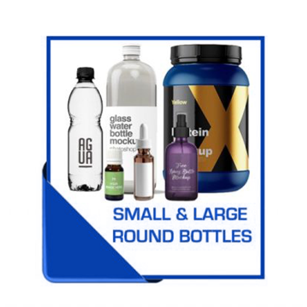 Small & Large Round Bottles Packaging Applications