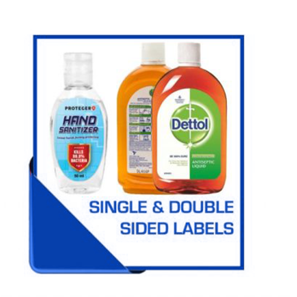 Single & Double Sided Labels Packaging Applications