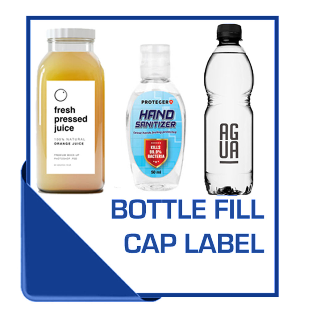 Bottle-Fill-Cap-Label Packaging Types