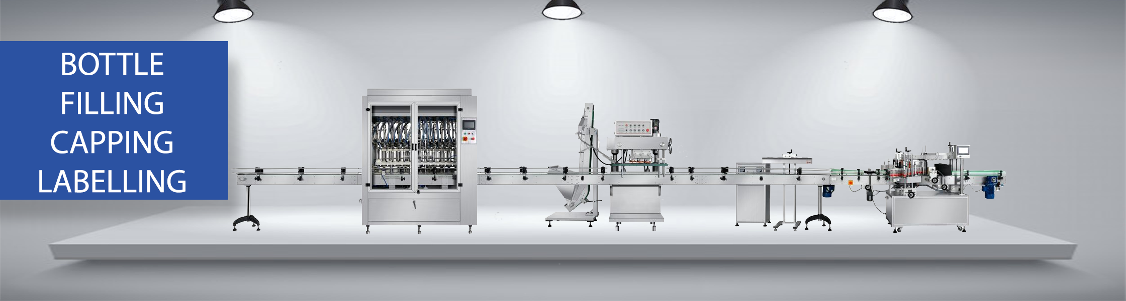 Bottle Filling-Capping-Labelling Packaging Machine
