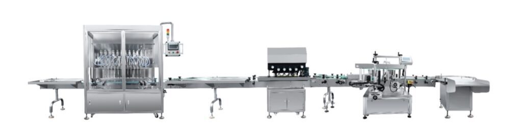 Bottle Filler Capper Labeller Machine