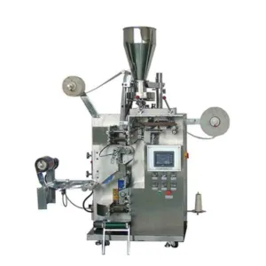 Tea bag machine: a vertical form-fill-seal machine in tea-bag configuration