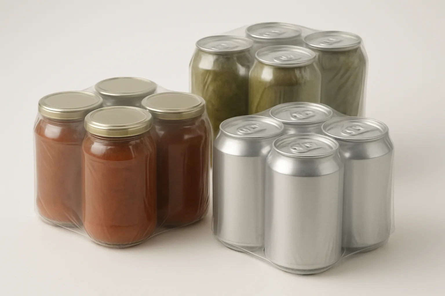 Canned beverages on a fill-seam line