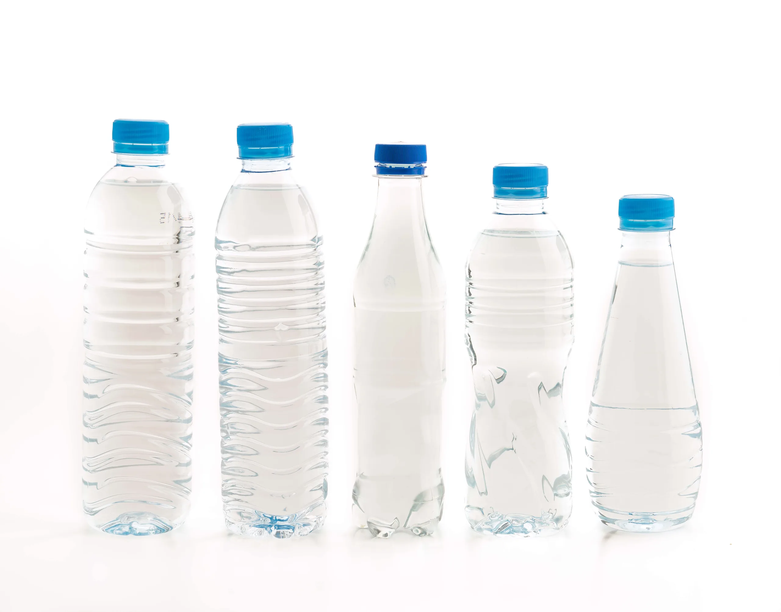 Bottled water filled on a 3-in-1 machine