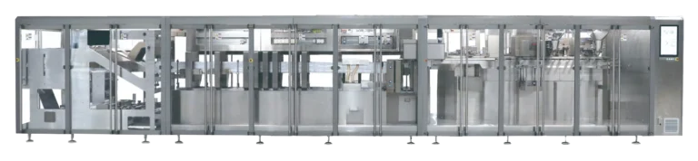 Horizontal form-fill-seal pouch packaging machine