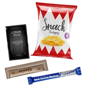 Packs made on a vertical form-fill-seal (VFFS) packaging machine