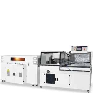 Side bar sealer and shrink wrap packaging machine