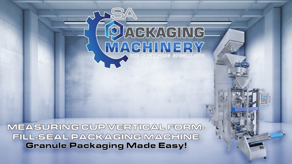Measuring cup VFFS packaging machine for granules