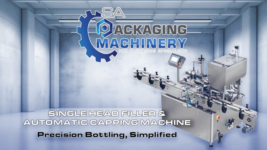 Single head liquid filler and automatic capper video still