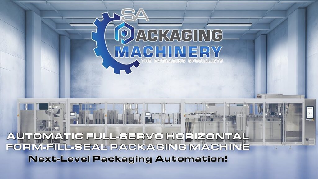 Full-servo horizontal form fill seal machine video still