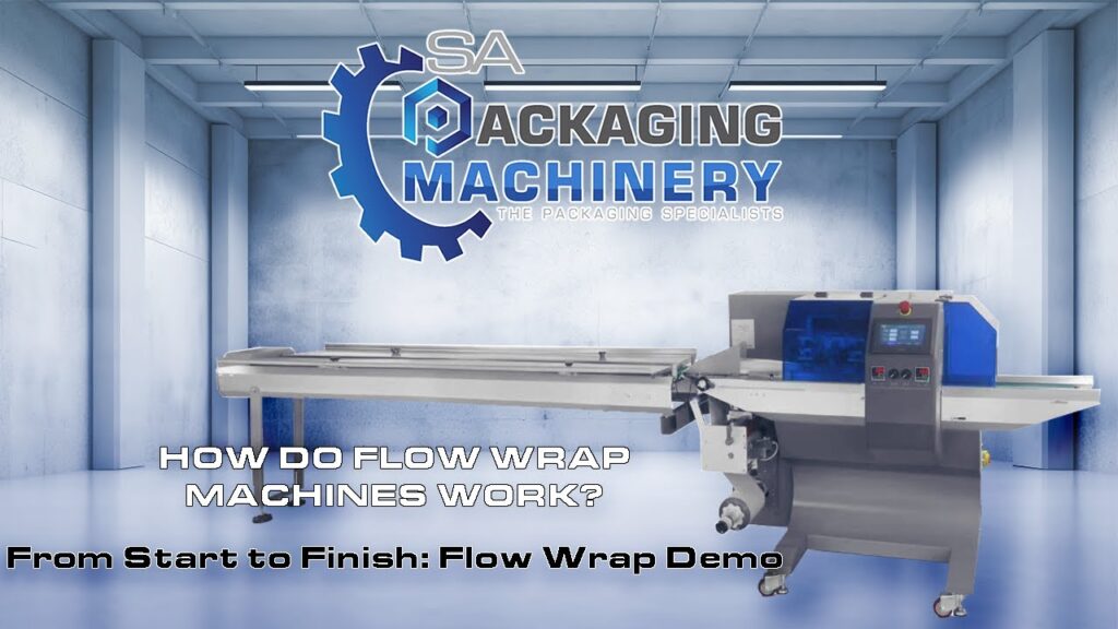How a flow wrap packaging machine works video still