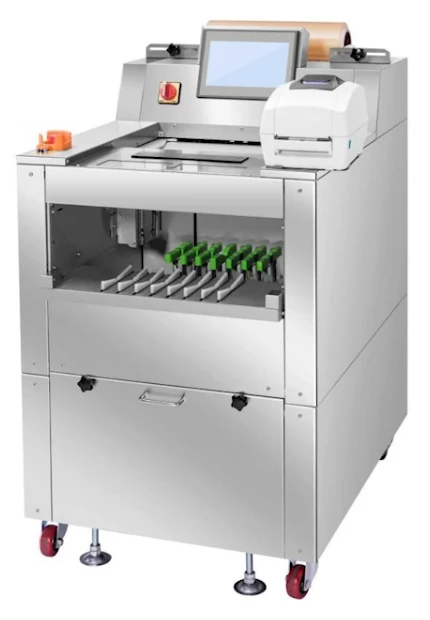 Semi-automatic stretch cling film wrapping machine