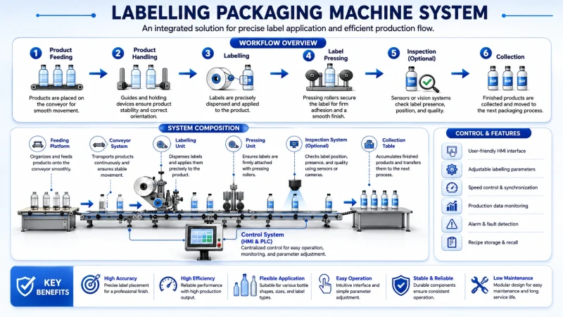 Labelling Packaging Machine Diagram