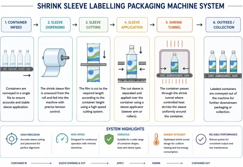 Shrink Sleeve Labelling Packaging Machine